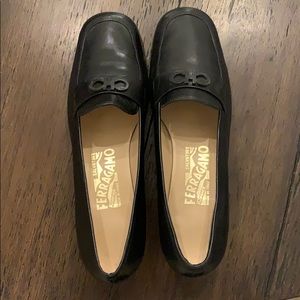 Salvatore Ferragamo Leather Flats